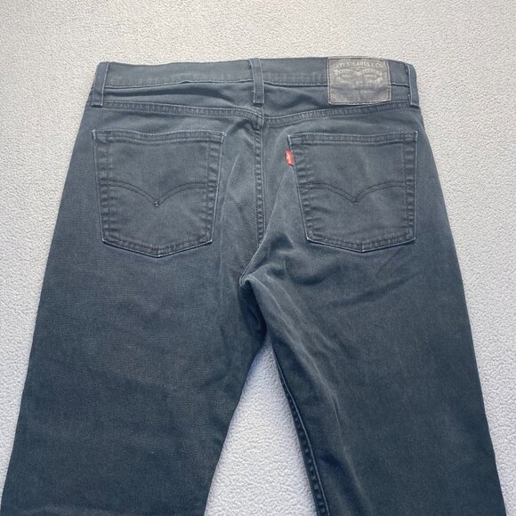 Levis 510 Skinny Stretch Mens Jeans Size 32X32 Black Stretch - Picture 11 of 11
